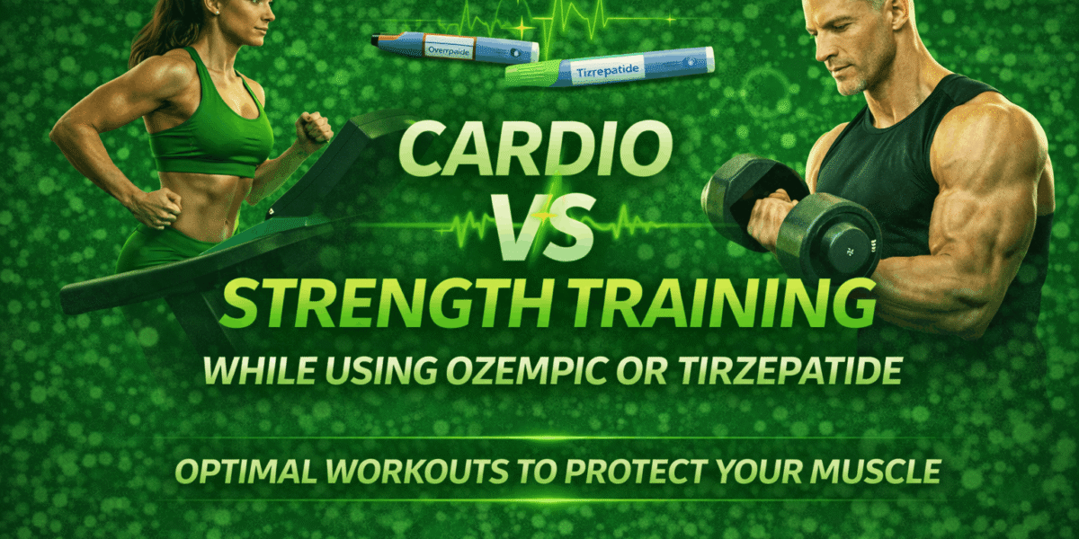 Cardio vs Strength Training While Using Ozempic or Tirzepatide What Actually Preserves Muscle