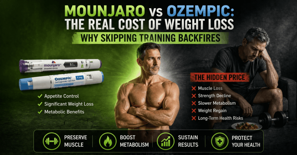 Mounjaro vs Ozempic Side Effects Why Fat Loss Without Training Backfires