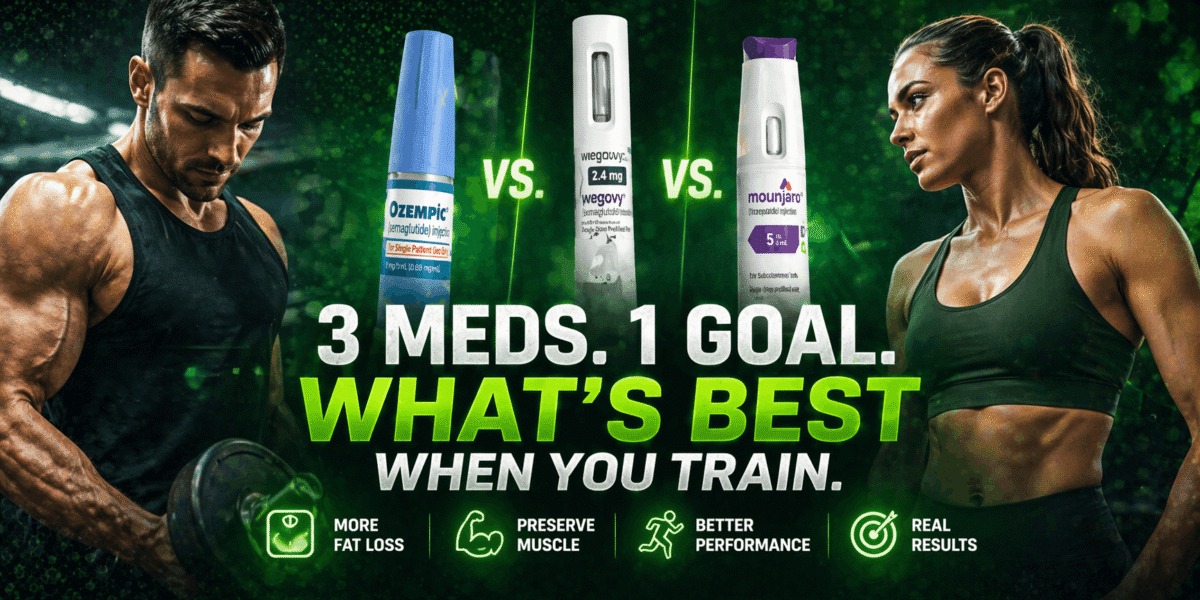 Ozempic vs Wegovy vs Mounjaro Which One Actually Works Best If You’re Training