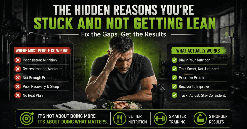 Why Most People Never Get Lean (Even When They Train Consistently)