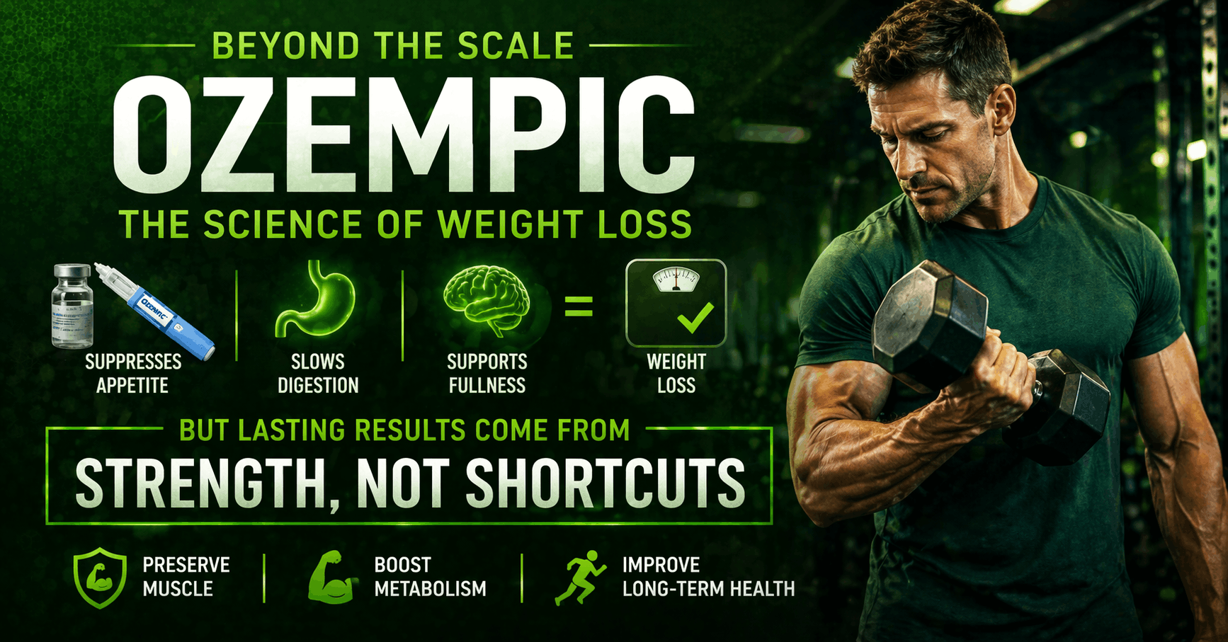 Why Ozempic Works for Weight Loss, And Why Training Still Matters More