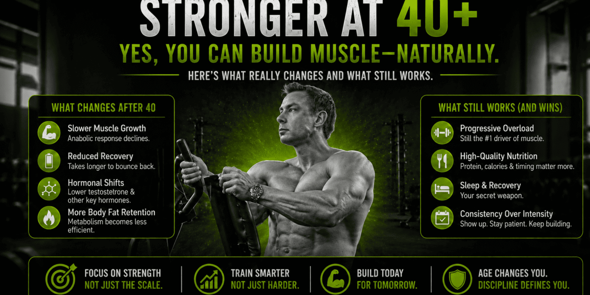 Can You Build Muscle After 40 Naturally What Actually Changes With Age