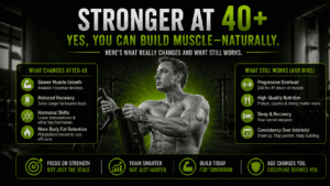 Can You Build Muscle After 40 Naturally What Actually Changes With Age