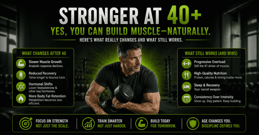 Can You Build Muscle After 40 Naturally What Actually Changes With Age