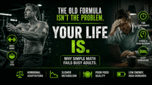 Why “Eat Less Move More” Stops Working for Many Busy Adults
