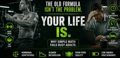 Why “Eat Less Move More” Stops Working for Many Busy Adults