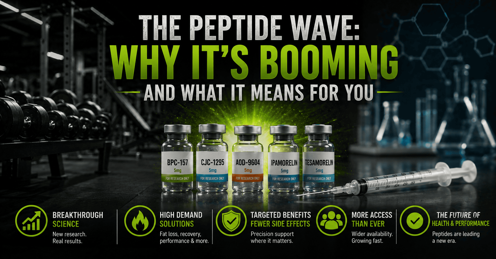 Why the Peptide Industry Is Exploding Right Now